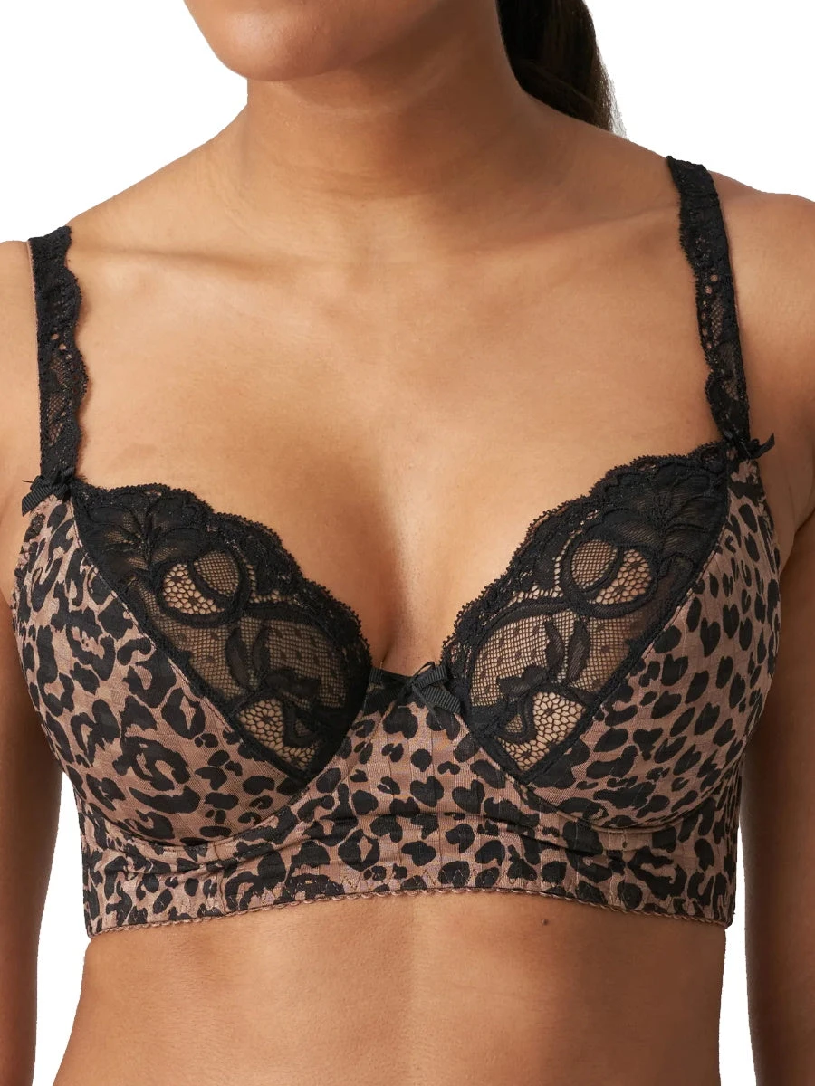 PRIMADONNA Madison Plunge Longline Bra - Bronze 1 PRIMADONNA Madison Plunge Longline Bra - Bronze
