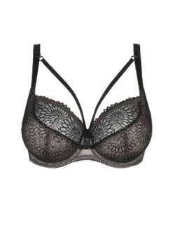 PRIMADONNA Sophora Balcony Bra - Black -Outlet Soft Curve Bra Store braforme primadonna lingerie sophora tulip seam balcony bra 0163184 0163185 black p1