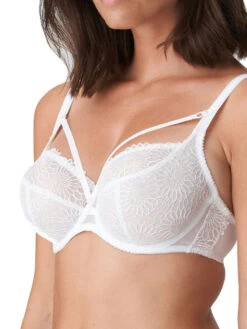 PRIMADONNA Sophora Balcony Bra - White -Outlet Soft Curve Bra Store braforme primadonna lingerie sophora tulip seam balcony bra 0163184 0163185 white fs