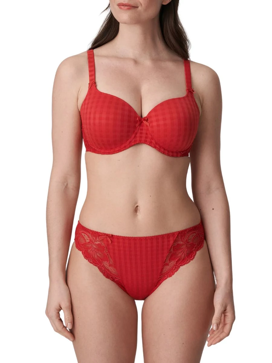 PRIMADONNA Madison Padded Heartshape Bra - Scarlet 2 PRIMADONNA Madison Padded Heartshape Bra - Scarlet - Image 2