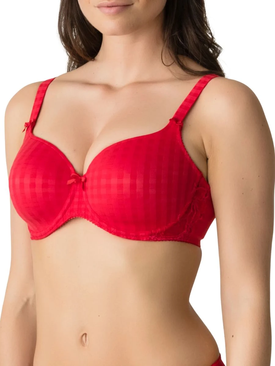 PRIMADONNA Madison Padded Heartshape Bra - Scarlet 3 PRIMADONNA Madison Padded Heartshape Bra - Scarlet - Image 3