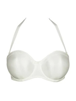 PRIMADONNA Satin Non Padded Strapless Bra - Natural -Outlet Soft Curve Bra Store braforme primadonna satin 0161331 nat c1