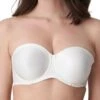 PRIMADONNA Satin Non Padded Strapless Bra - Natural