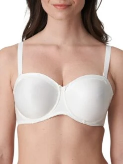 PRIMADONNA Satin Non Padded Strapless Bra - Natural -Outlet Soft Curve Bra Store braforme primadonna satin 0161331 nat f1