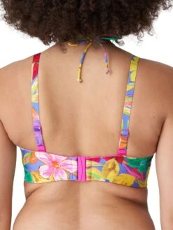 PRIMADONNA Sazan Strapless Bikini Top - Blue Bloom -Outlet Soft Curve Bra Store braforme primadonna sazan swimwear bbm blue bloom bikini top 4010717 b