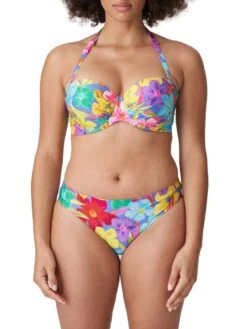 PRIMADONNA Sazan Strapless Bikini Top - Blue Bloom -Outlet Soft Curve Bra Store braforme primadonna sazan swimwear bbm blue bloom bikini top 4010717 full