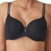 East End Padded Heartshape Bra - Charcoal