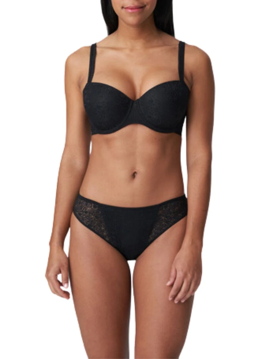 Epirus Padded Balcony Bra - Black 2 Epirus Padded Balcony Bra - Black - Image 2