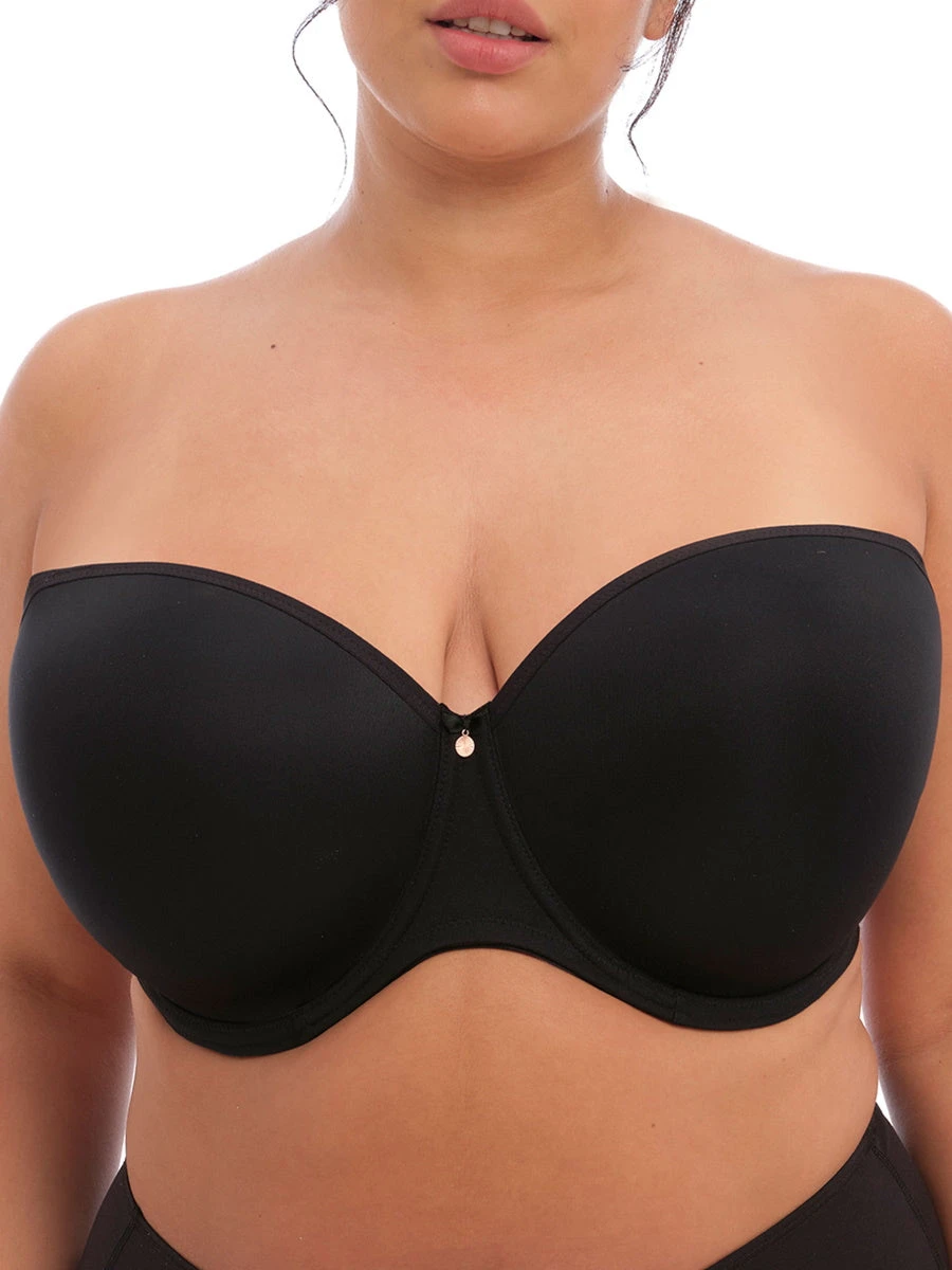 ELOMI Smooth Moulded Strapless Bra - Black 1 ELOMI Smooth Moulded Strapless Bra - Black