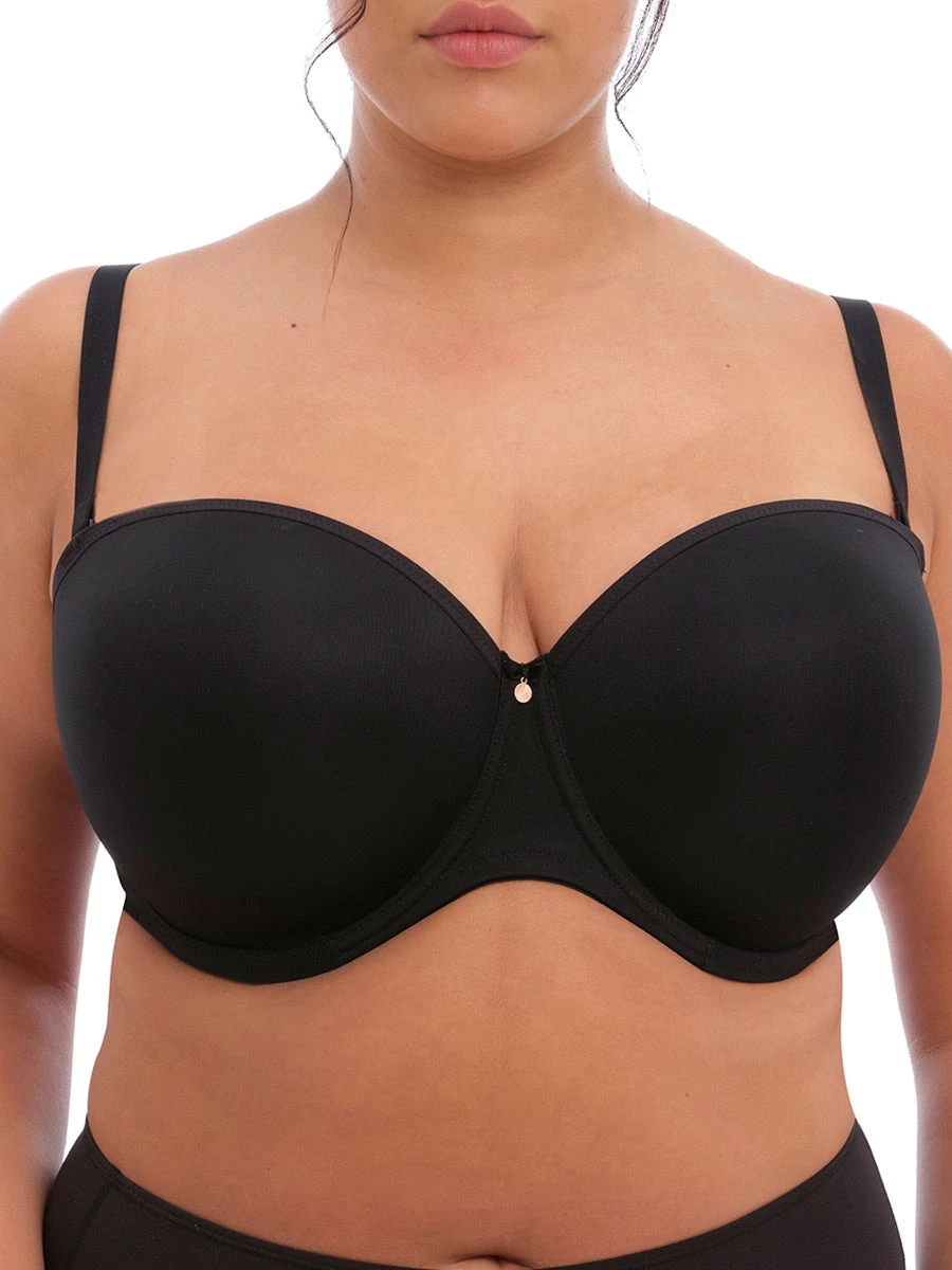 ELOMI Smooth Moulded Strapless Bra - Black 2 ELOMI Smooth Moulded Strapless Bra - Black - Image 2
