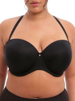 ELOMI Smooth Moulded Strapless Bra - Black 9 ELOMI Smooth Moulded Strapless Bra - Black -Outlet Soft Curve Bra Store braforme smooth el4300 uw moulded strapless bra blk black f2