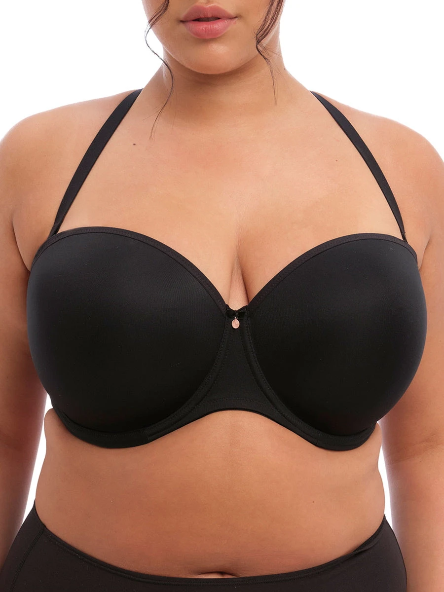 ELOMI Smooth Moulded Strapless Bra - Black 3 ELOMI Smooth Moulded Strapless Bra - Black - Image 3