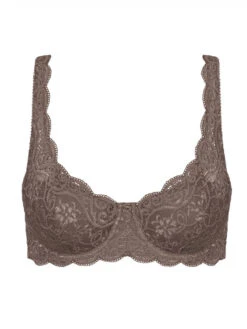 Triumph Amourette 300 WHP Half Cup Bra - Café Latte -Outlet Soft Curve Bra Store braforme triumph amourette 300 whp bra 10166798 3090 p