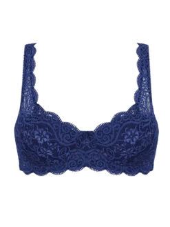 Triumph Amourette 300 WHP Half Cup Bra - Deep Water -Outlet Soft Curve Bra Store braforme triumph amourette 300 whp bra 10166798 6722 p