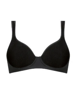 Triumph Modern Soft + Cotton Padded T-Shirt Bra - Black 5 Triumph Modern Soft + Cotton Padded T-Shirt Bra - Black -Outlet Soft Curve Bra Store braforme triumph modern soft 2b cotton wp bra 0004 black p