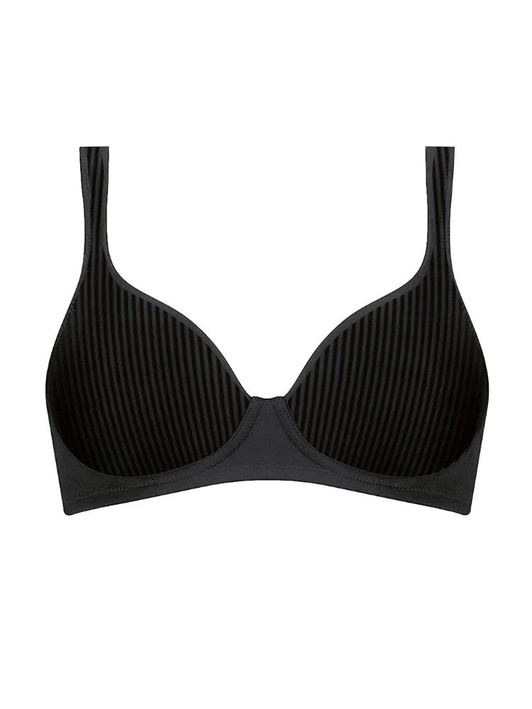Triumph Modern Soft + Cotton Padded T-Shirt Bra - Black 3 Triumph Modern Soft + Cotton Padded T-Shirt Bra - Black - Image 3
