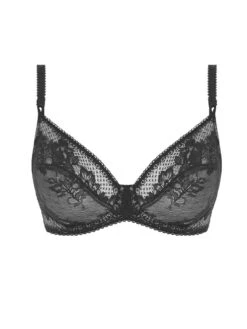 Wacoal Lace To Love Underwire Bra - Black -Outlet Soft Curve Bra Store braforme wa855297 blk primary wacoal lace to love black underwire bra p