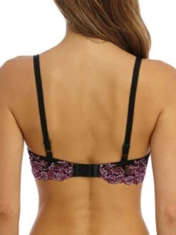 Wacoal Embrace Lace Contour Bra - Black/Berry Multi 6 Wacoal Embrace Lace Contour Bra - Black/Berry Multi -Outlet Soft Curve Bra Store braforme wacoal embracelace 853191 992 back