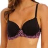 Wacoal Embrace Lace Contour Bra - Black/Berry Multi