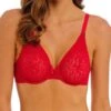 Wacoal Halo Lace Moulded Bra - Barbados Cherry