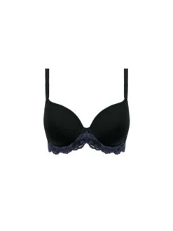 Wacoal Instant Icon Contour Underwired Bra - Black Eclipse -Outlet Soft Curve Bra Store braforme wacoal lingerie instant icon bra wa853322 963 p