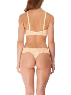 Wacoal Halo Lace Strapless Bra - Nude -Outlet Soft Curve Bra Store braforme wacoal lingerie strapless wa854205 ivy b2