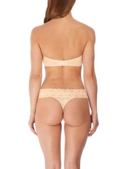 Wacoal Halo Lace Strapless Bra - Nude -Outlet Soft Curve Bra Store braforme wacoal lingerie strapless wa854205 ivy b3