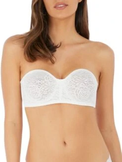 Wacoal Halo Lace Strapless Bra - Ivory