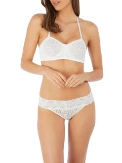 Wacoal Halo Lace Strapless Bra - Ivory -Outlet Soft Curve Bra Store braforme wacoal lingerie strapless wa854205 whe full1