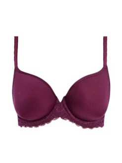 Wacoal Raffine Underwired Contour Bra - Potent Purple -Outlet Soft Curve Bra Store braforme wacoal we148004 ptp c