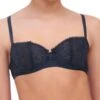Chantelle Day To Night Half Cup Bra - Deep Grey