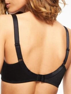 Chantelle Hedona T-Shirt Bra - Black -Outlet Soft Curve Bra Store c20310 011 bck 1