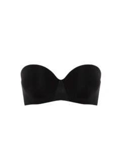 Chantelle Essentiall Bandeau T-Shirt Bra - Black -Outlet Soft Curve Bra Store chantelle 20essentiall 20c15g50 20011 20black 20p