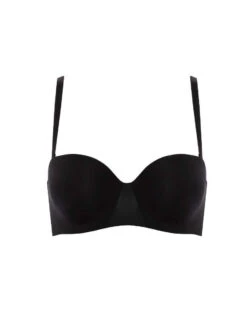 Chantelle Essentiall Bandeau T-Shirt Bra - Black -Outlet Soft Curve Bra Store chantelle 20essentiall 20c15g50 20011 20black 20p1