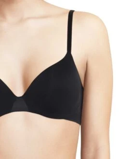 Chantelle Essentiall Covering T-Shirt Bra - Black -Outlet Soft Curve Bra Store chantelle 20essentiall 20c15g60 20011 20black 20s