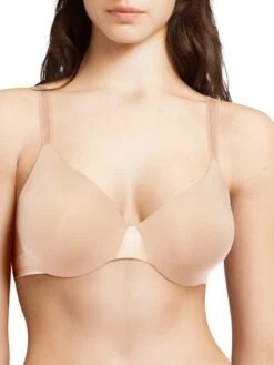 Chantelle Essentiall Covering T-Shirt Bra - Golden Beige
