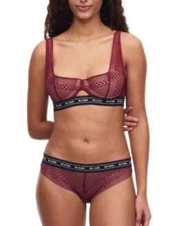 Chantelle No Icons Underwired Bra - Raspberry -Outlet Soft Curve Bra Store chantelle 20x 20no 20icons 20t00c10 20020 20raspberry 20full