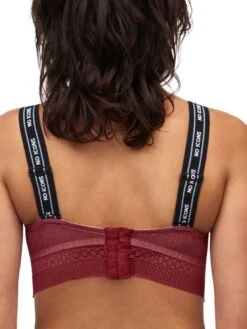 Chantelle No Icons Bandeau Foam Bra - Raspberry -Outlet Soft Curve Bra Store chantelle 20x 20no 20icons 20t00c20 20020 20raspberry 20b