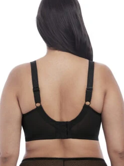 ELOMI Charley Moulded Spacer Bra - Black -Outlet Soft Curve Bra Store el4383 blk back elomi lingerie charley black underwired bandless spacer moulded bra