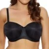 ELOMI Smoothing Foam Moulded Strapless Bra - Black