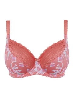 FREYA Erin GG-K Cup Balcony Bra - Hot Coral 5 FREYA Erin GG-K Cup Balcony Bra - Hot Coral -Outlet Soft Curve Bra Store erin hot coral uw balcony bra aa3232 cutout