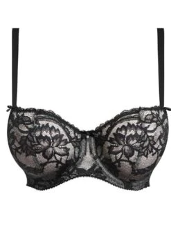 FANTASIE Bronte Vertical Seam Bra - Black 7 FANTASIE Bronte Vertical Seam Bra - Black -Outlet Soft Curve Bra Store fantasie lingerie bronte black plain
