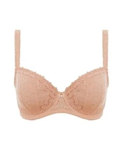 FANTASIE Ana Half Cup Bra - Blush -Outlet Soft Curve Bra Store fl6703 blh cut fantasie lingerie ana blush padded half cup bra