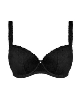 FANTASIE Ana Half Cup Bra - Black -Outlet Soft Curve Bra Store fl6703 blk cut fantasie lingerie ana black padded half cup bra