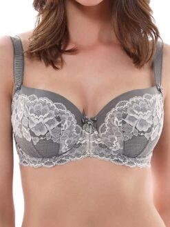 FANTASIE Marianna Padded Half Cup Bra - Silver