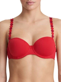 MARIE JO Tom Padded Balcony Bra - Scarlet