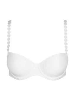 MARIE JO Tom Padded Balcony Bra - White -Outlet Soft Curve Bra Store marie jo tom l 20aventure 200120829 20 wit 20p
