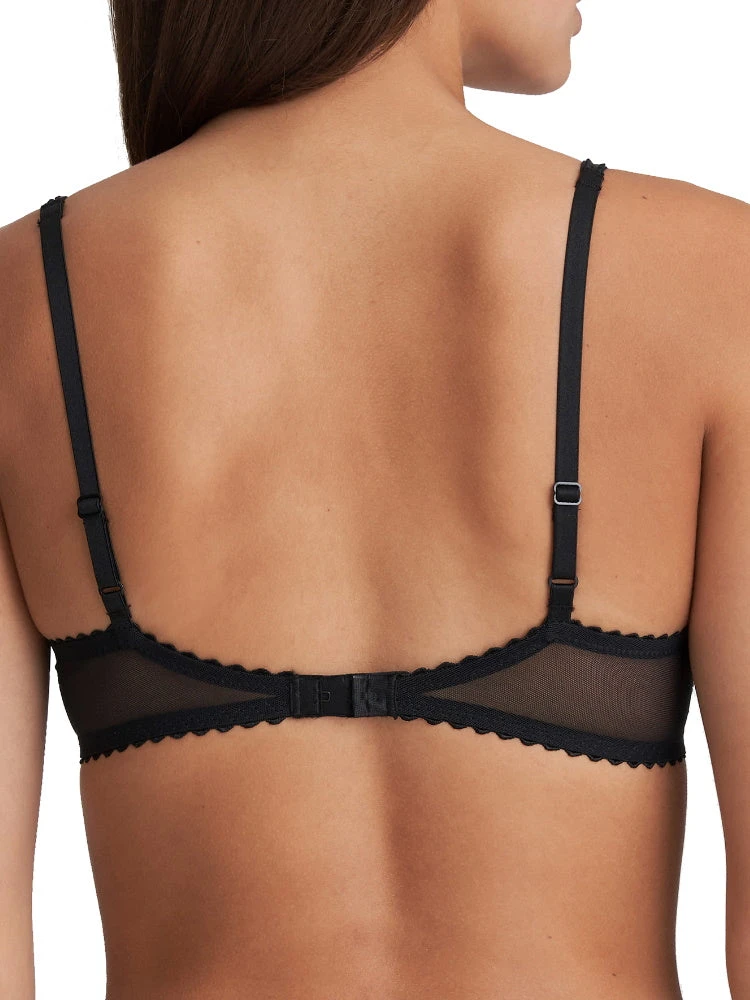 MARIE JO Jane Horizontal Seam Balcony Bra - Black 2 MARIE JO Jane Horizontal Seam Balcony Bra - Black - Image 2