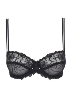 MARIE JO Jane Horizontal Seam Balcony Bra - Black 7 MARIE JO Jane Horizontal Seam Balcony Bra - Black -Outlet Soft Curve Bra Store marie jo lingerie balcony bra jane 0101332 black p