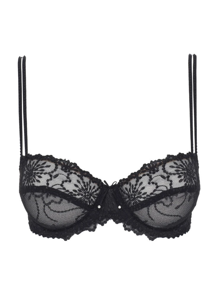 MARIE JO Jane Horizontal Seam Balcony Bra - Black 4 MARIE JO Jane Horizontal Seam Balcony Bra - Black - Image 4